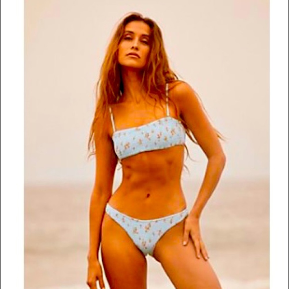 Free People Georgia Smocked Bikini